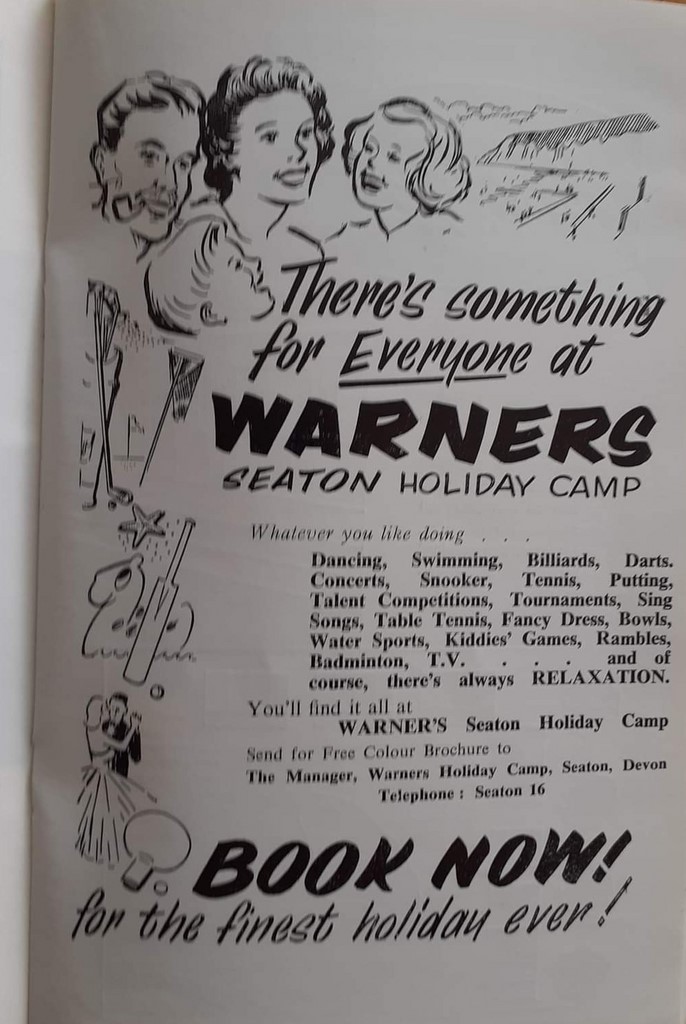 Advert For Warners Seaton