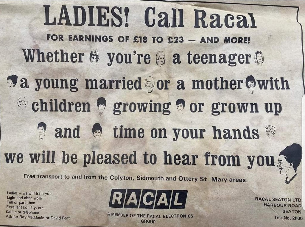 Racal Job Advert