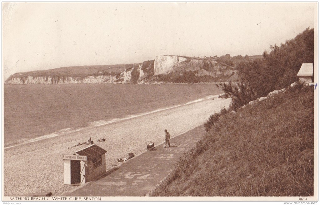 An Old Picture Of Seaton East Devon 1