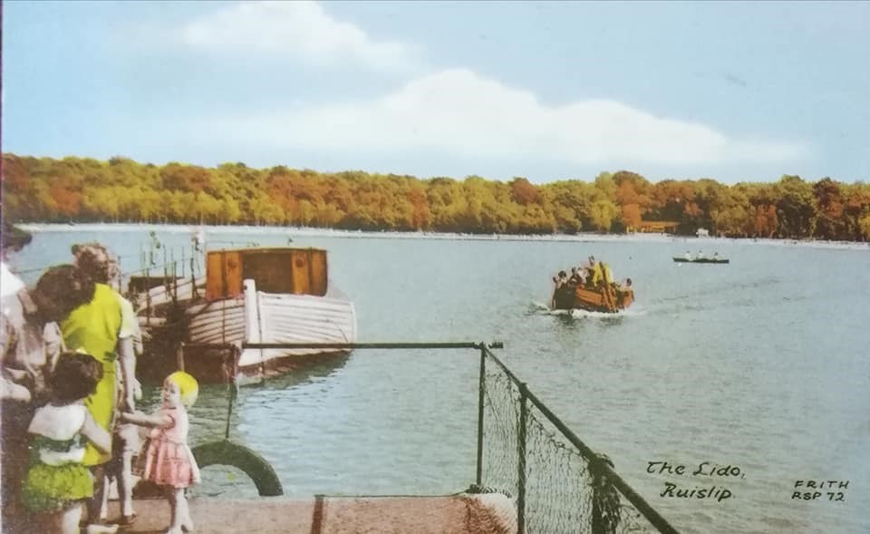 Boats on Ruislip Lido
