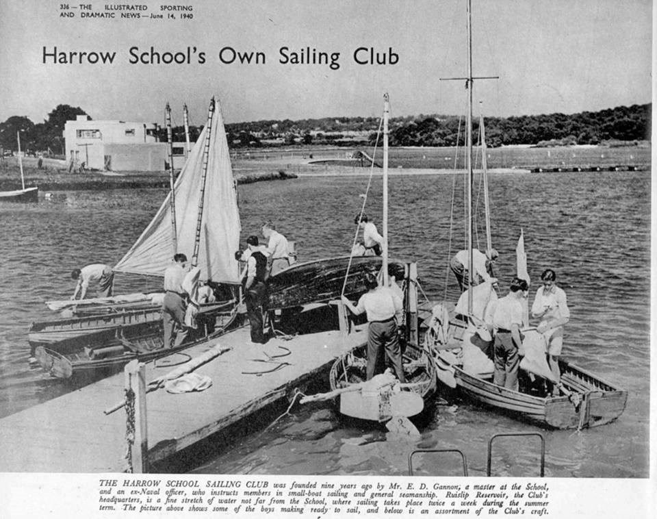 Harrow School Sailing Club On Ruislip Lido