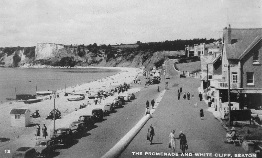 Prom And White Cliff In Seaton
