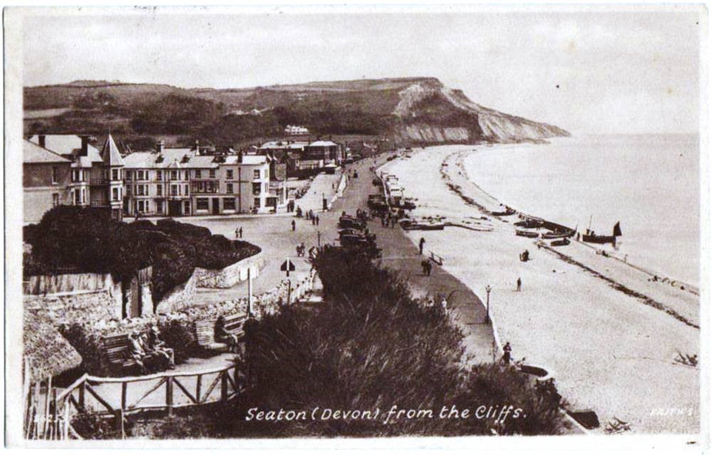Seaton (Devon) From The Cliffs