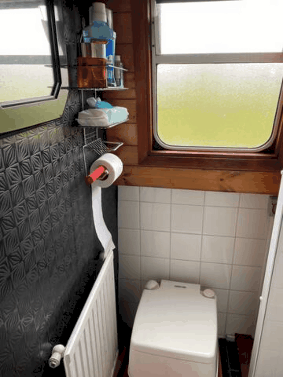 Shared narrow boat Liverbird