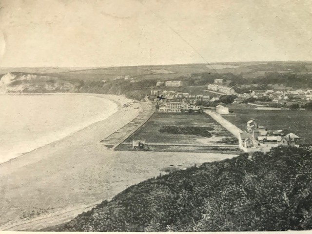A View From The Cliff In Seaton