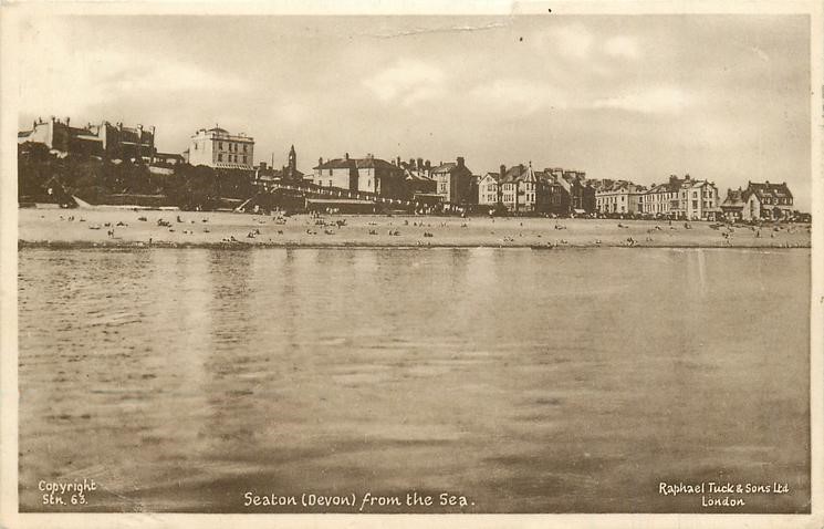 An Old Picture Of Seaton East Devon 4