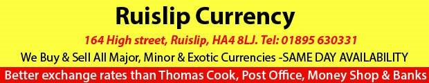 Ruislip Currency Banner