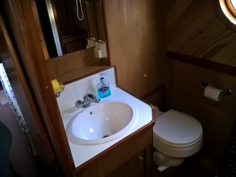 Shared narrow boat Swallowtail