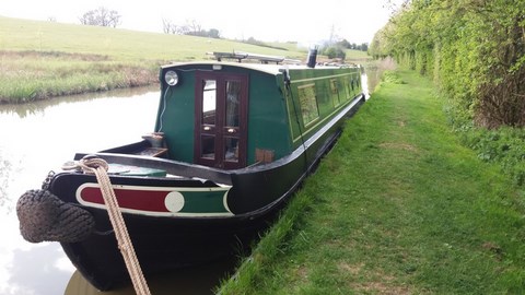 Shared narrow boat The Teal