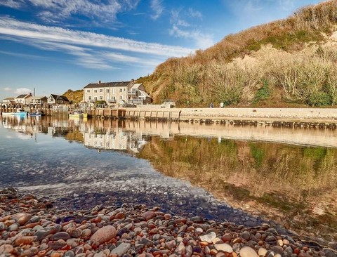 Axmouth Harbour near Seaton 