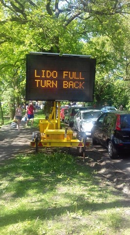 Ruislip Lido Car Park Full