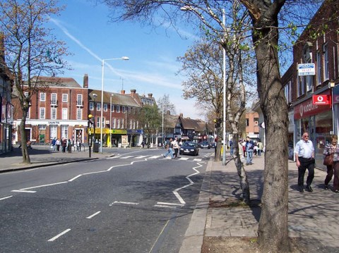 Ruislip High Street heading North
