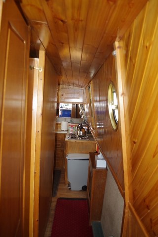 Shared narrow boat Shropshire Blue