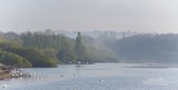 Ruislip Lido on a misty day
