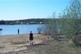 Looking Over Ruislip Lido Towards The Waters Edge Pub
